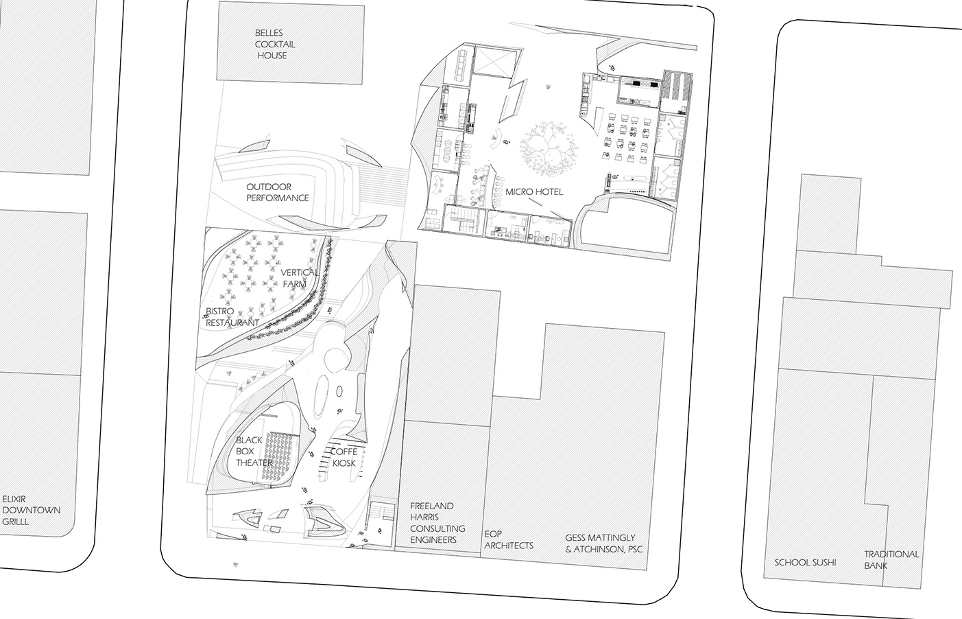 Eccentric Ground Floor Plan